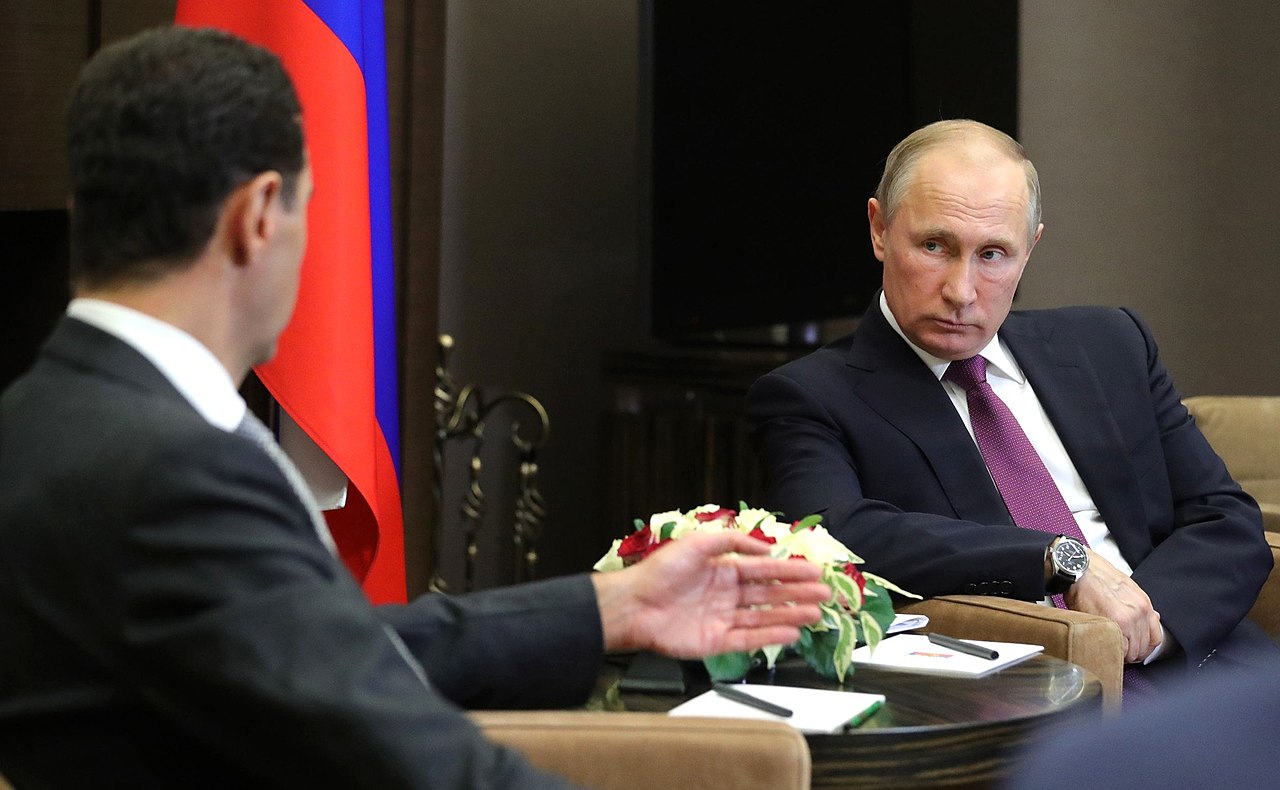 Vladimir Putin a Bašár al Asad, Tisková služba prezidenta Ruska