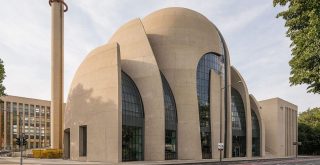 The DITIB Central Mosque in Koln Ehrenfeld by Uwe Aranas